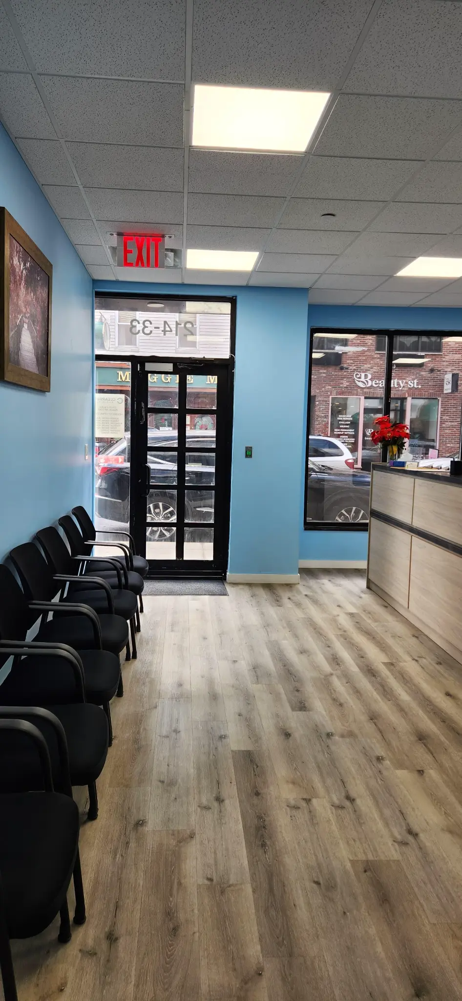 Office entrance